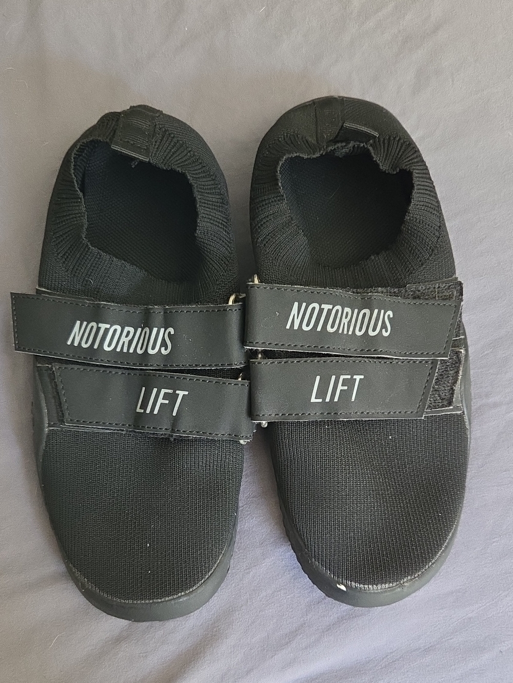 Notorious Lift Black Lifting Shoes Size 38